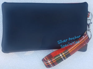 Haute Pocket Clutch-Red Plaid