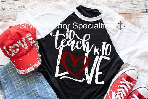 Teacher Love Raglan