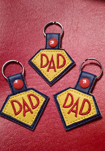 Super Dad Keychain