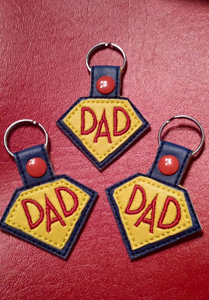 Super Dad Keychain