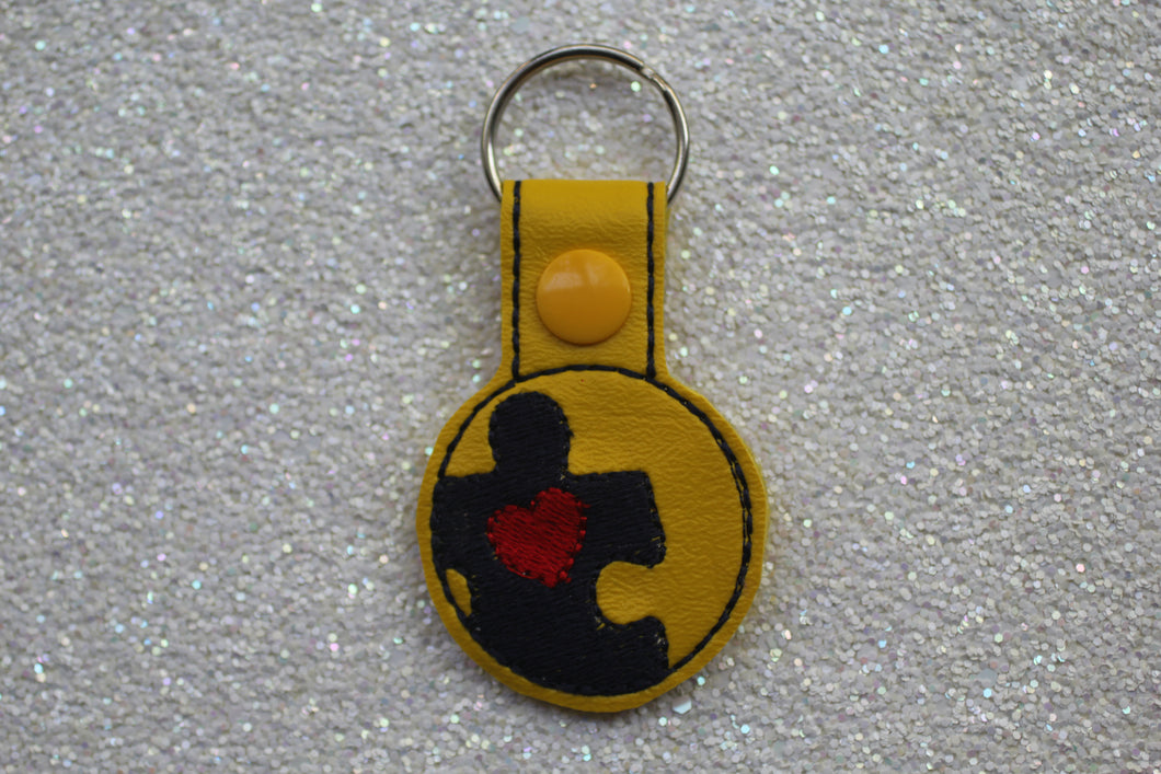 Puzzle Piece Keychain