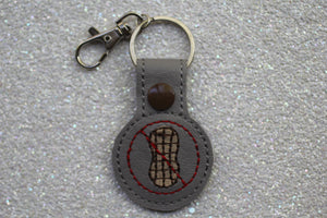 Peanut Allergy Alert Keychain